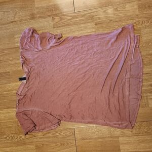 Universal Thread dusty pink flutter sleeve top sz small